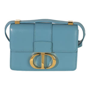 Blue Calfskin 30 Montaigne Micro Bag