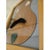 Art Deco Art 3d Wood Guitar Mustache Man Signed Art Wood Frame Hang Whimsical Pop Art For Sale - Image 3 of 6