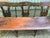 Antique 19th Century Early American Primitive Folk Art Style Hand Painted Bench For Sale - Image 13 of 15