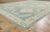 Sky Blue Turkish Oushak Rug - 10'04 X 13'06 For Sale - Image 8 of 10