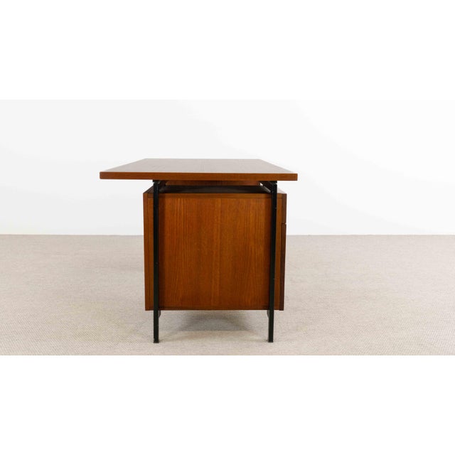 Brown Desk EU02 Japan Series by Cees Braakman for Pastee, 1960s For Sale - Image 8 of 18