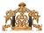 Antique Ornately Carved Giltwood Beveled Wall Mirror | Baroque Rococo Revival | 49" H For Sale - Image 4 of 11