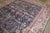 Antique Worn Navy Yazd Rug no. j5349 For Sale - Image 14 of 16