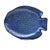 Japanese Vintage Kotobuki Japan Azure Blue Glazed Fish-Form Plates, Set of 4 For Sale - Image 3 of 10