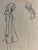 Original 1960s Fashion Drawing For Sale - Image 4 of 5