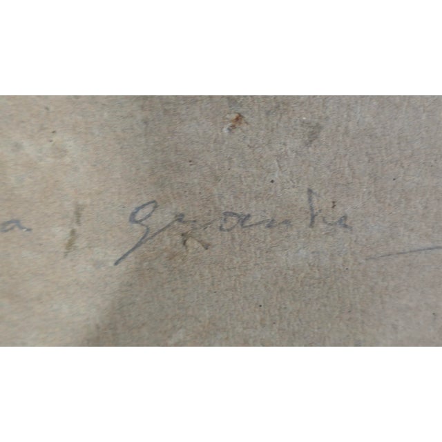 Vincenzo Canino, Seascape and Coastal Village, Naples, 1925, Oil on Canvas For Sale - Image 15 of 16