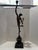 Late 19th Century Large Patinated Bronze Mercury After Giambologna Candelabra Sculpture For Sale - Image 9 of 13