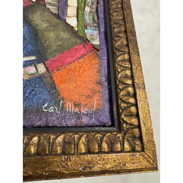 Mosaic Portrait by Carl Malouf For Sale In New York - Image 6 of 9