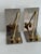 Late 20th Century Brass and Chrome Golf Bookends For Sale - Image 6 of 8