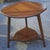 Late 20th Century Federal Style Solid Stained Cherry Triangular Drop-Leaf Side Table For Sale - Image 4 of 6