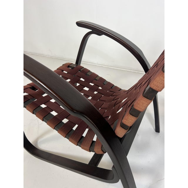 Brown Lounge Chairs by Jan Vanek, Czech Republic, 1930s, Set of 2 For Sale - Image 8 of 9