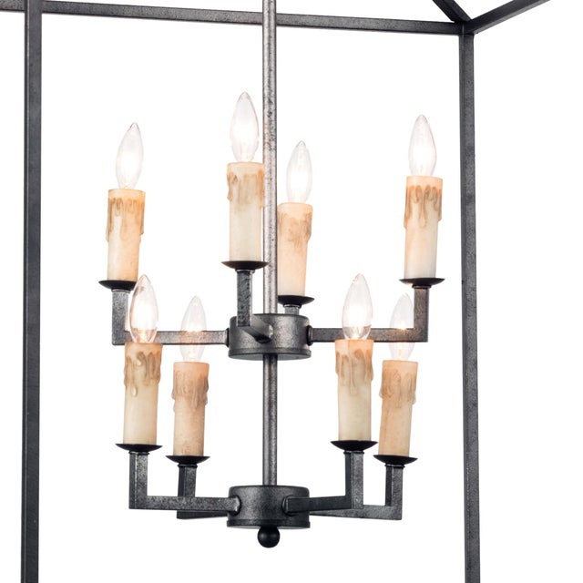 Not Yet Made - Made To Order Southern Living Cape Lantern in Blackened Iron For Sale - Image 5 of 7