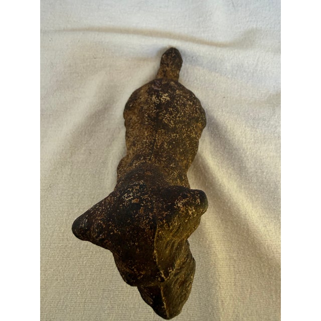 1930s Cast Iron Very Heavy Hubley Terrier For Sale - Image 10 of 11
