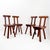 Brutalist Chair from Mobichalet, Belgium, 1950s, Set of 4 For Sale - Image 10 of 16