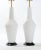 Mid-Century Modern Mid-Century Opaque White Glass Lamps - a Pair For Sale - Image 3 of 6