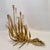 Vintage Italian Style Hand Gilt Tole 3-Arm Candelabra - Newly Painted For Sale - Image 11 of 11
