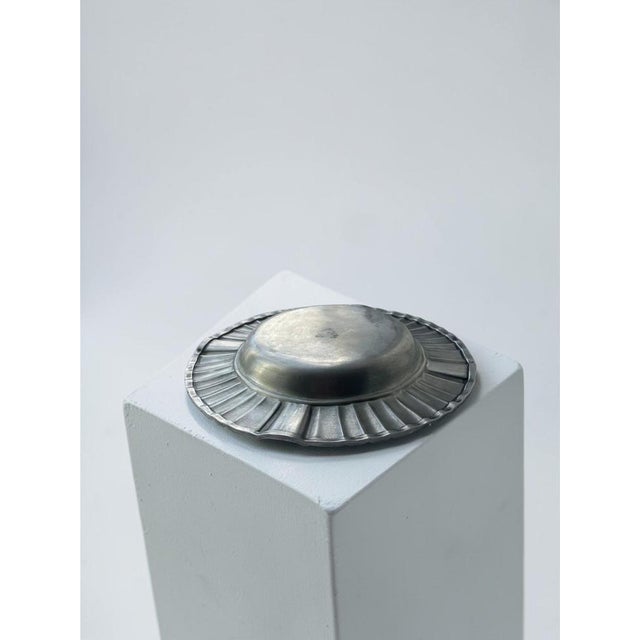 Vintage Danish Art Deco Pewter Ashtray by Just Andersen, 1930s For Sale - Image 9 of 11