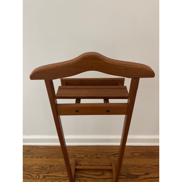 MCM Mid 20th Century Danish Modern Teak Men’s Valet Attributed to F B Mobler For Sale - Image 10 of 12