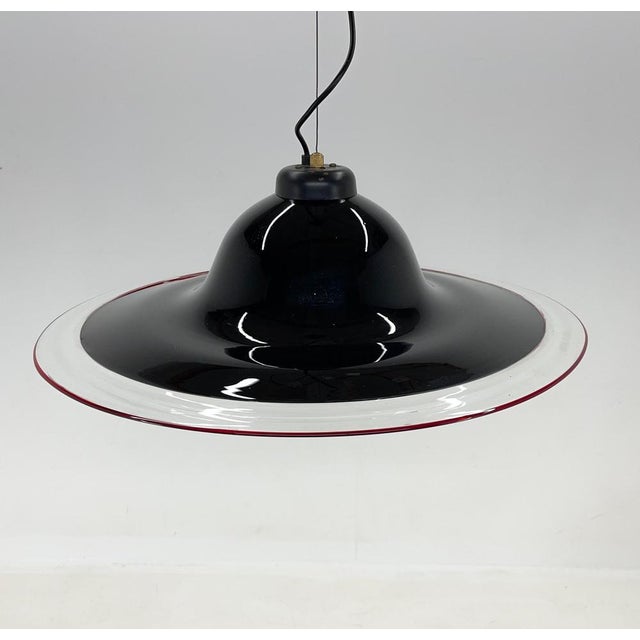Italian Murano Glass Pendant, 1970s For Sale - Image 10 of 11