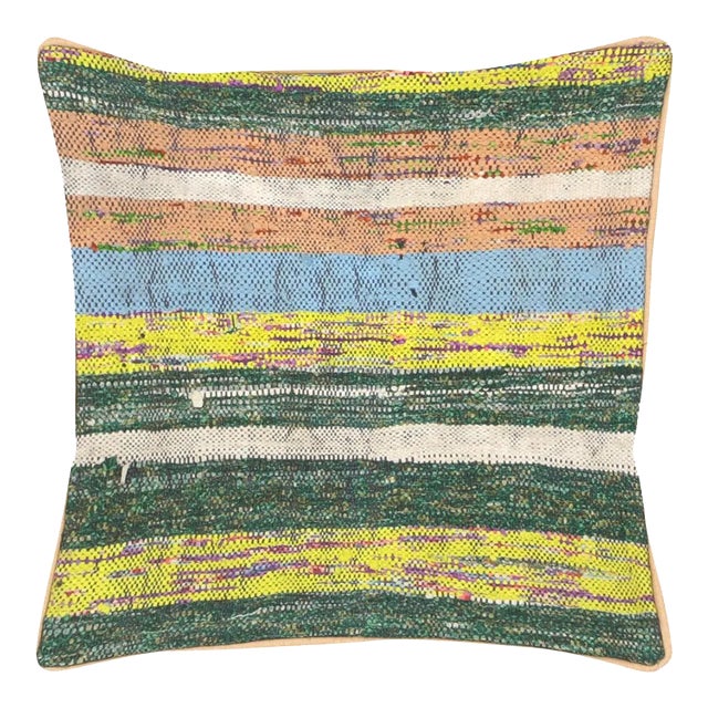 1960s Turkish Rag Pillow For Sale