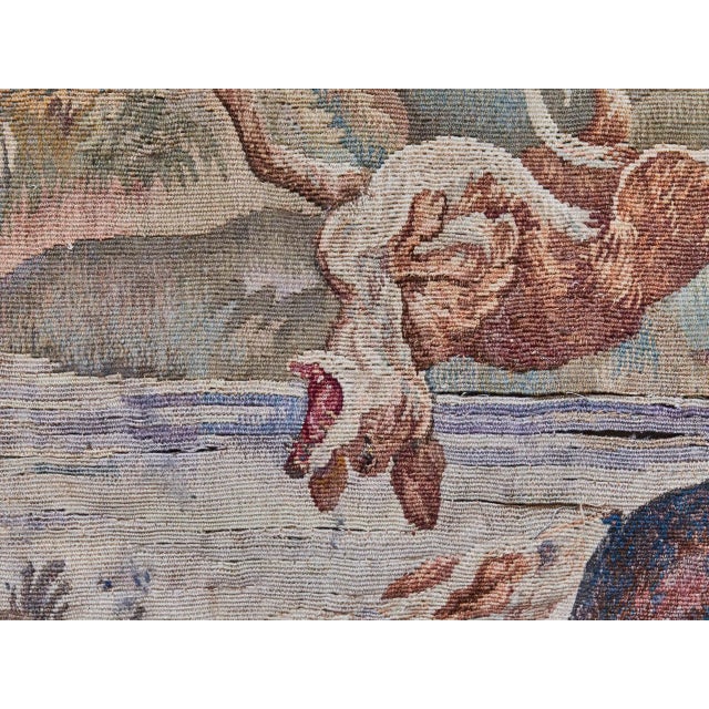 19th Century Deer Hunt Wall Tapestry For Sale - Image 3 of 10