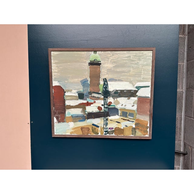 Gösta Stawåsen, Landscape, 1963, Oil on Canvas, Framed For Sale - Image 17 of 18