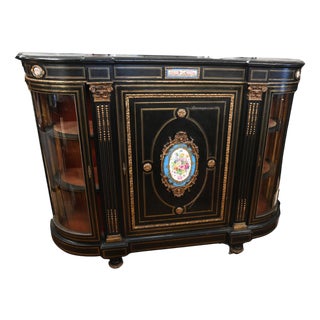 Victorian Ebonized Sideboard, 1880 For Sale
