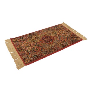 Karastan Multi-Color Kirman 4'8 inch x 2'6 inch Wool Rug For Sale