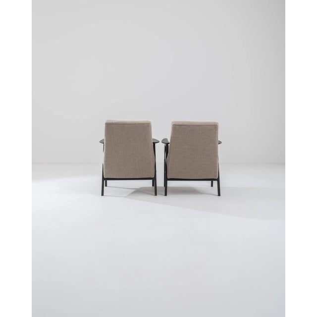 1960s 1960s Czech Modernist Armchairs, a Pair For Sale - Image 5 of 13