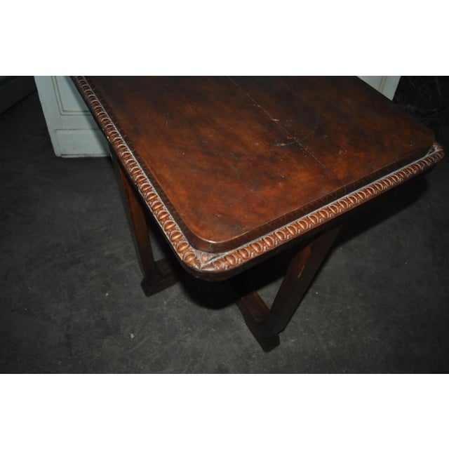 Art Deco Hungarian Wooden Coffee Table, 1930s For Sale - Image 4 of 6