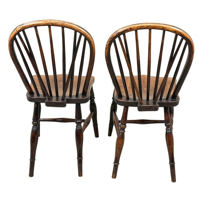 Antique Kitchen Farmhouse Dining Chairs, 1840, Set of 6 For Sale - Image 9 of 17