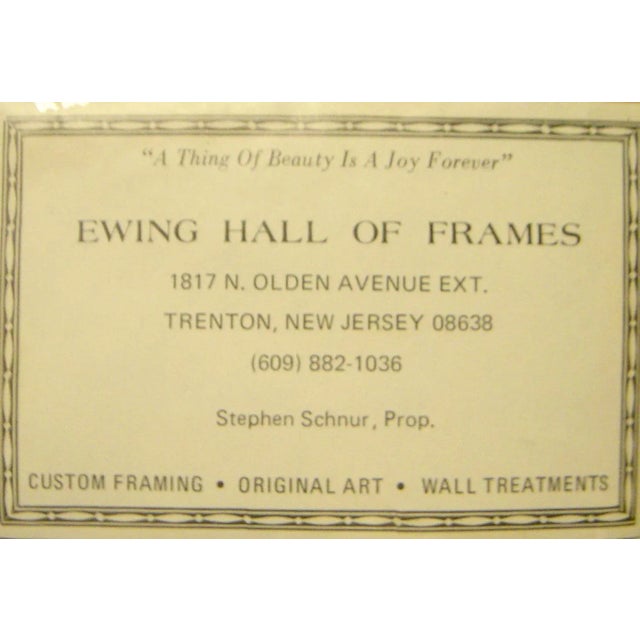 1960s Vintage American Cubist Painting For Sale - Image 4 of 4