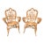1970s Boho Chic Wicker Chairs – A Pair For Sale