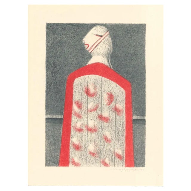 Alfonso Avanessian, Figure, Original Lithograph, 1989 For Sale