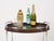 1970s Mid-Century Italian Oval Bar Cart in Chrome and Brown ABS, 1970s For Sale - Image 5 of 14
