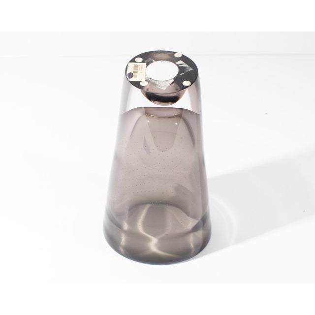 Contemporary “Sound” Glass Vase Goran Warff for Kosta Boda For Sale - Image 3 of 6