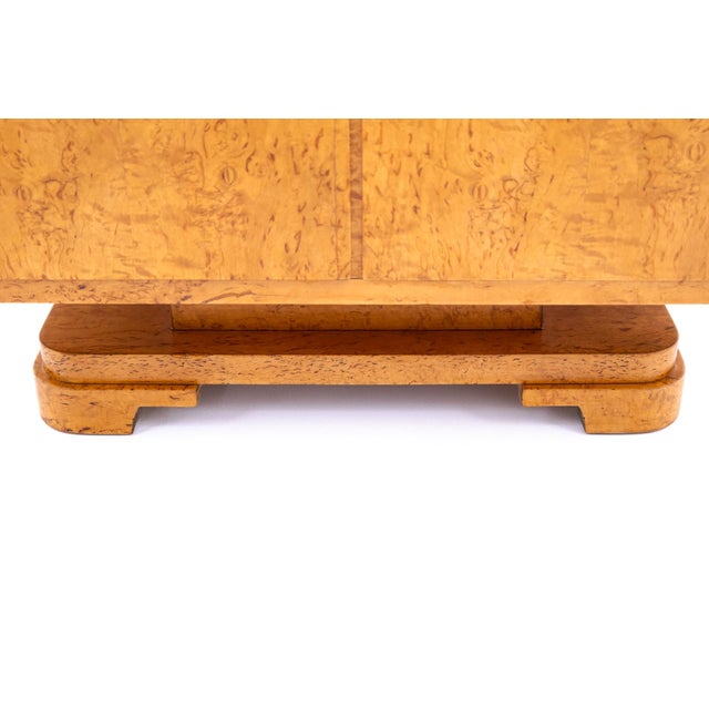 Mid-Century Art Deco Style Side Cabinet, Poland, 1950s For Sale - Image 9 of 13