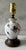 Mid 20th Century Vintage Faience Small Table Lamp With Hand Painted Birds For Sale - Image 5 of 11