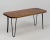 Mid-Century Modern 1960s Mid Century Modern Hairpin Leg Maple Slab Coffee Table Organic For Sale - Image 3 of 13