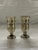 Antique Mercury Glass Footed Cups or Vases - A Pair For Sale - Image 4 of 8