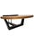Black Large Biomorphic Kidney Shaped Two-Tone Mahogany & Black Coffee / Cocktail Table For Sale - Image 8 of 18