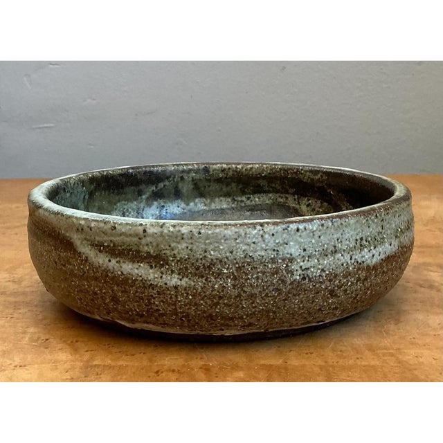 Vintage Abstract Design Pottery Bowl For Sale In West Palm - Image 6 of 12