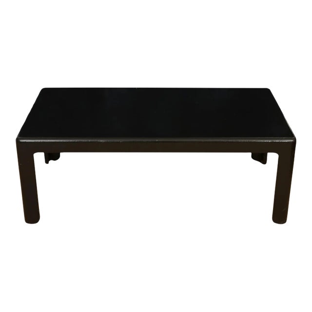 1960s Painted Vintage Linen Coffee Table For Sale