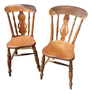 Set of Vintage Farm Chairs, 1930s