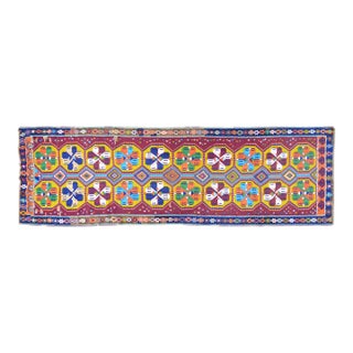 Vintage Turkish Flatweave Kilim Wool Rug, 4'9''x15'9'' For Sale