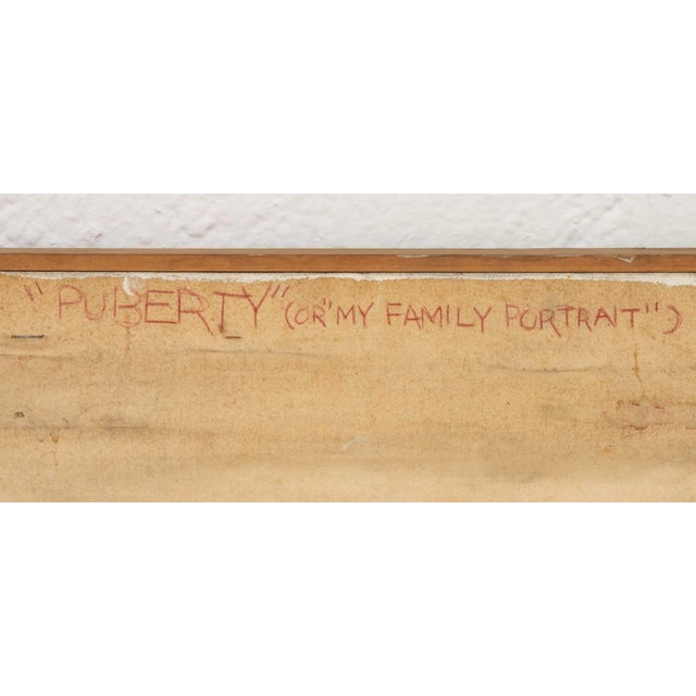 Daniel W. Freeman "Puberty" Oil on Canvas, 1975 For Sale - Image 10 of 10