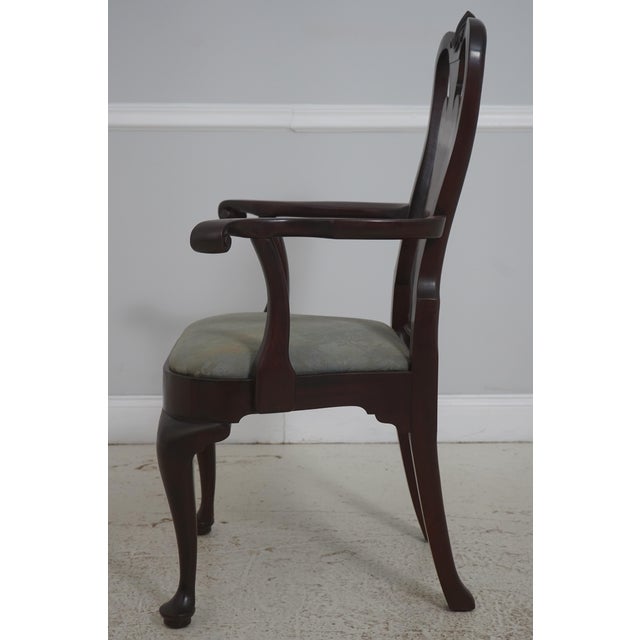 Queen Anne Set of 6 Kittinger Richmond Hill Collection Dining Room Chairs For Sale - Image 3 of 18