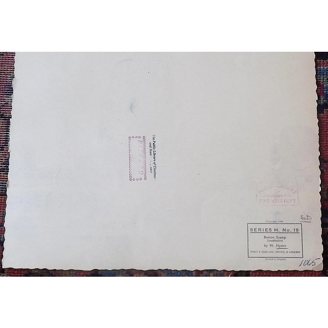 Impressionist Vintage Lincolnshire, England Landscape After Listed British Artist W. Hyams For Sale - Image 3 of 6