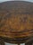Brown Carved French Style Round Pedestal Table For Sale - Image 8 of 9