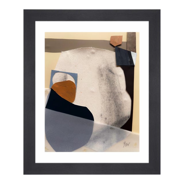 "Memorabilia 7" Original Mixed-Media Collage on Paper by Zac Woodiel For Sale